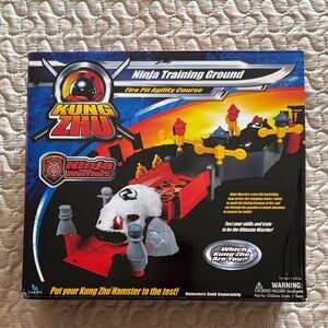 Kung Zhu Ninja Training Ground Playset - Red and Black